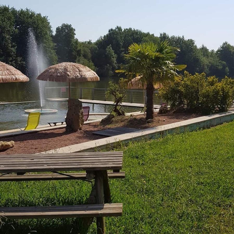 Camping Les Lacs D'Armagnac Bretagne-d'Armagnac Exterior photo